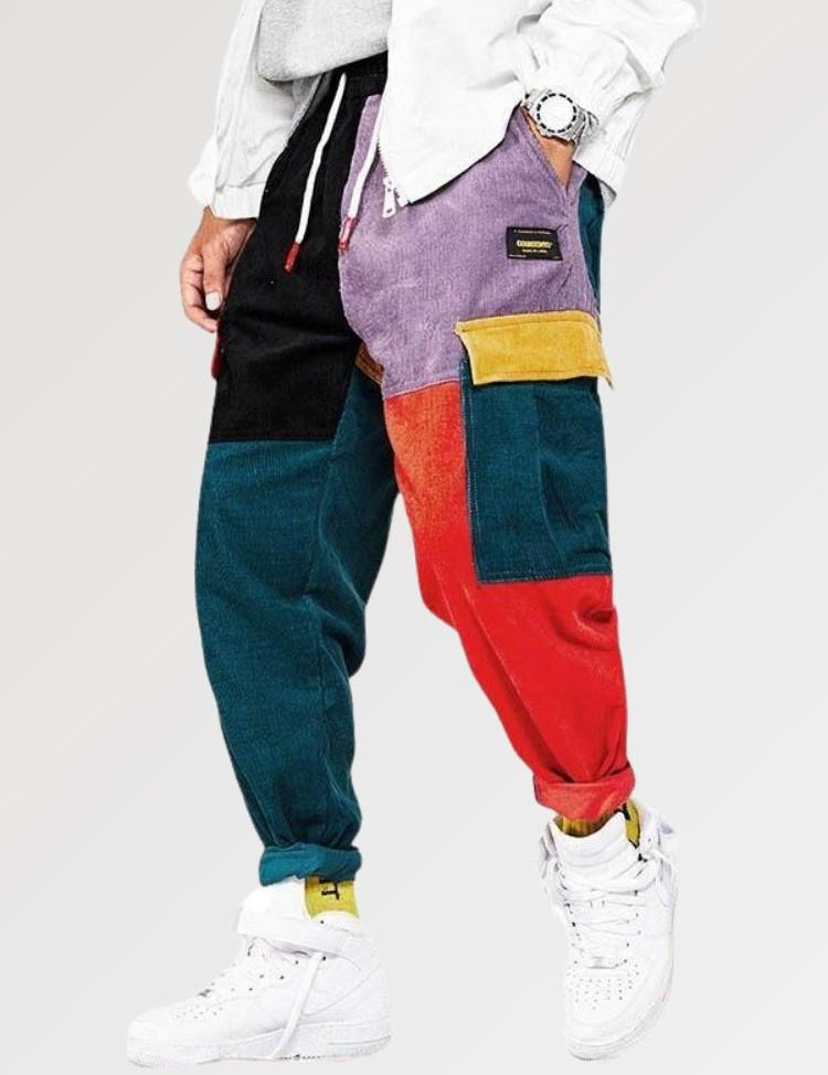 Pantalon Cargo en Couleur