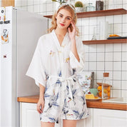 pyjama blanc japonais femme