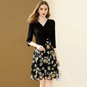 Élégante robe de soirée japonaise chic et classe