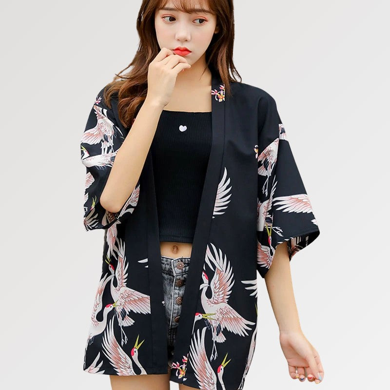Veste Kimono Courte Femme 'Annaki'