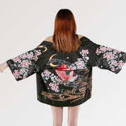 Veste Kimono Femme Chic 'Sakura x Koi'