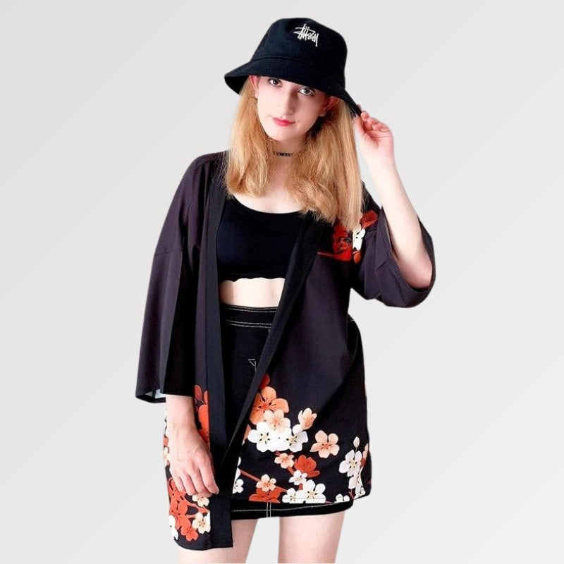 Veste Kimono Femme Démon 'Oni'