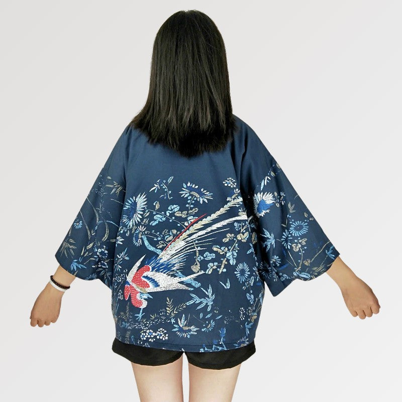 Veste Kimono Femme en Soie Japanstreet - Main Image