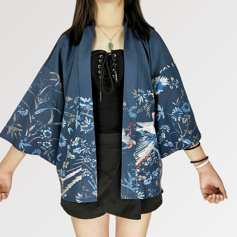 Veste Kimono Femme Soie 'Soraka'