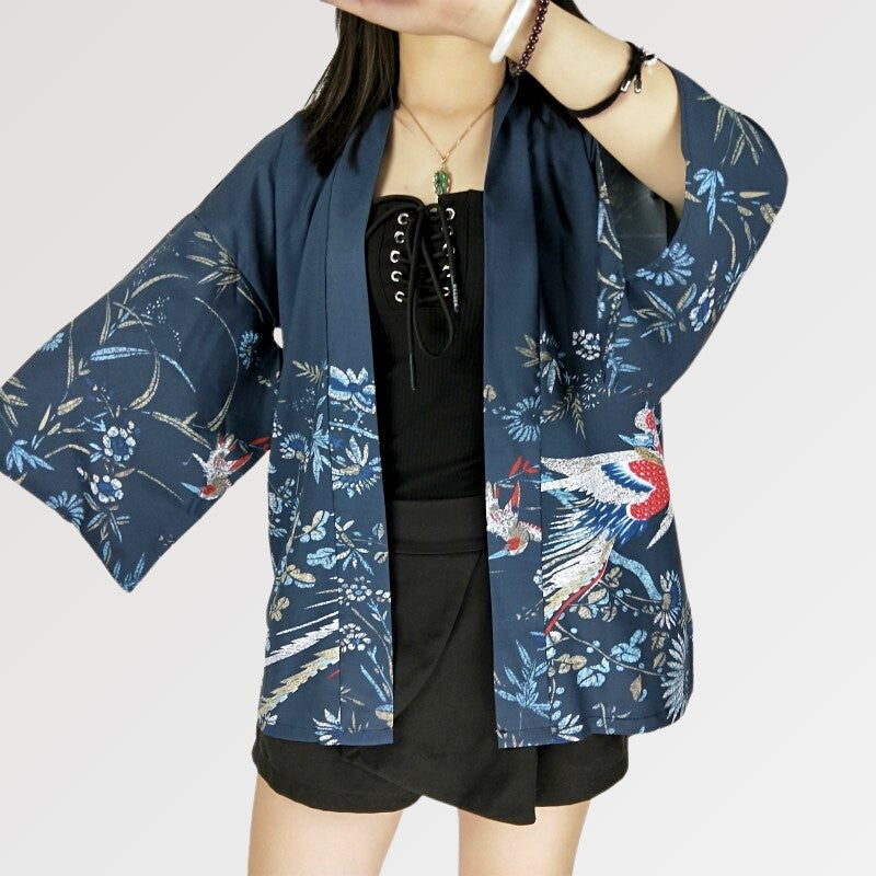 Veste Kimono Femme Soie 'Soraka'