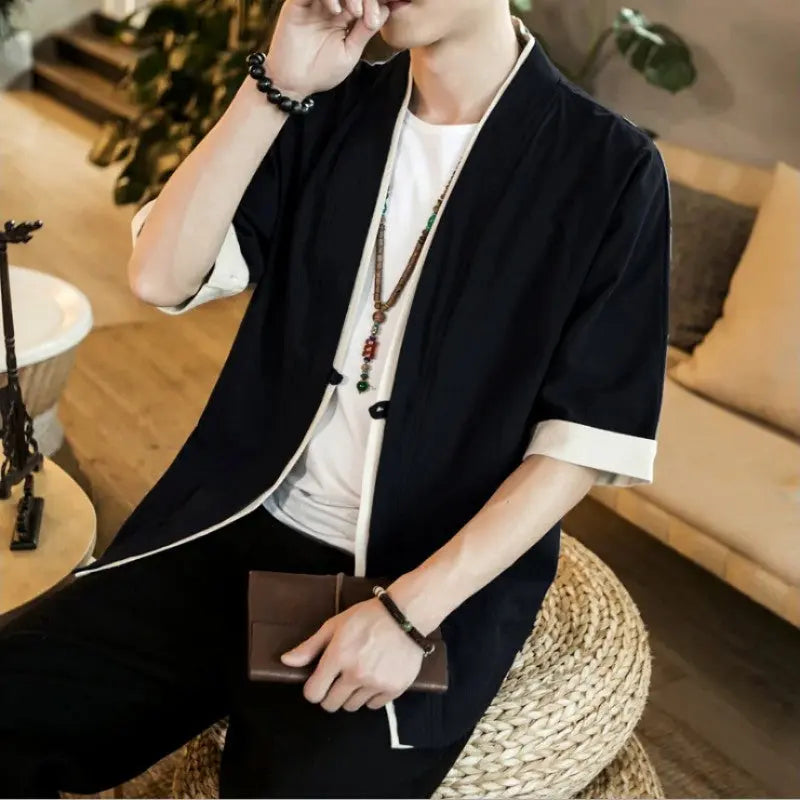 Veste Kimono Homme 'Hideki'