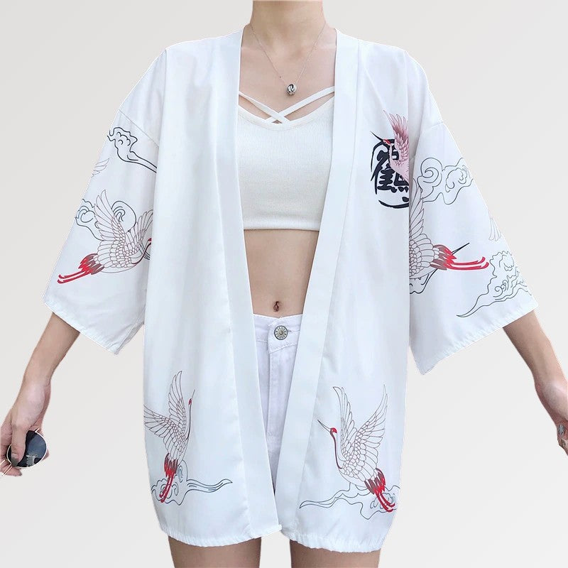 Veste Kimono Japonais Femme 'Haruko'