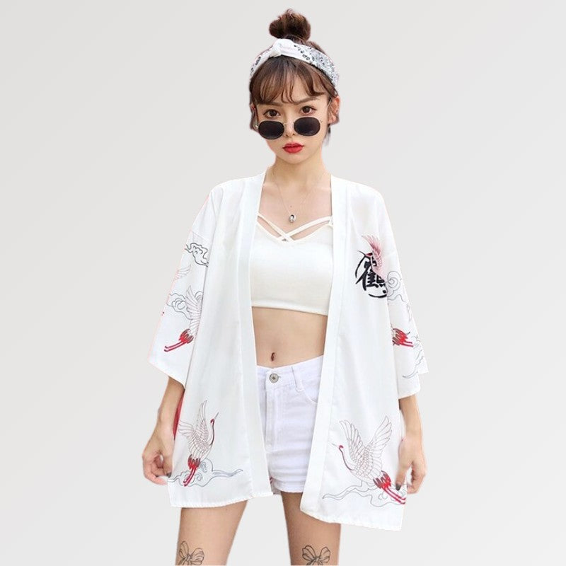 Veste Kimono Japonais Femme 'Haruko'