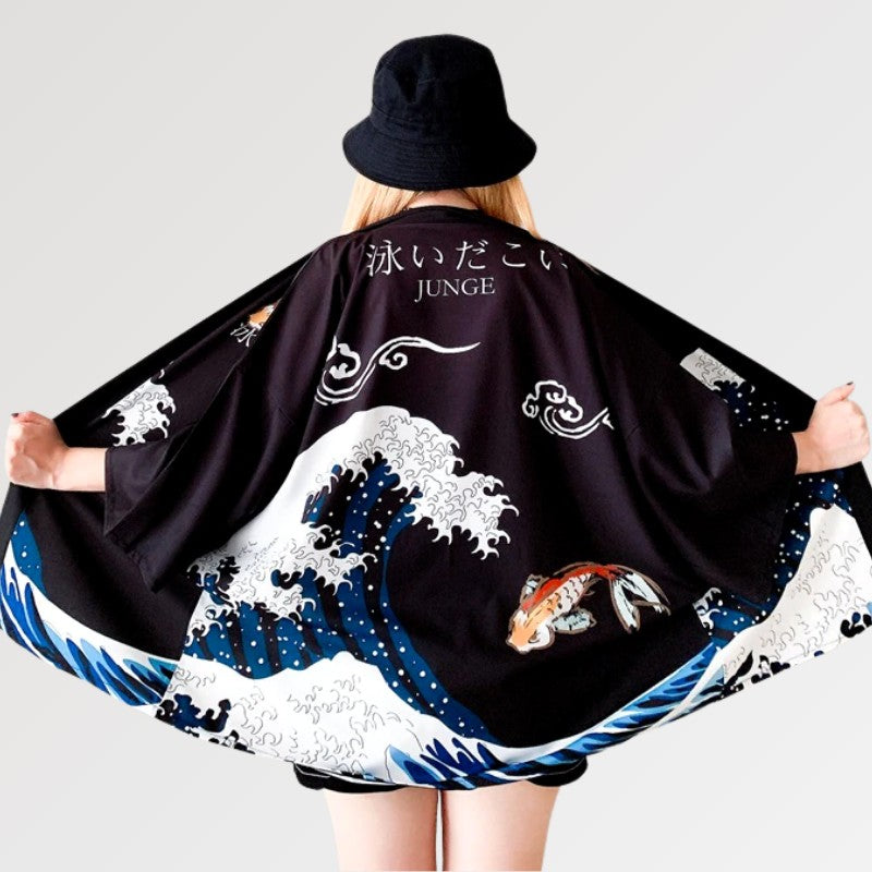 veste kimono vague femme