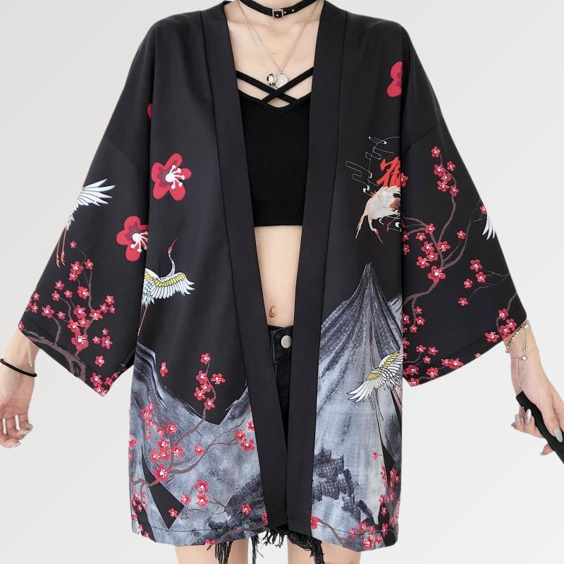Veste Légère Kimono Femme 'Edo'