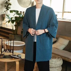 Veste Longue Kimono 'Takeo'