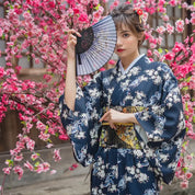 Vrai Kimono Japonais Femme 'Akemi'