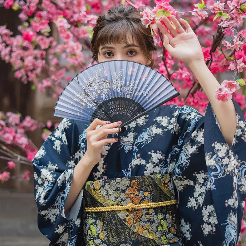 Vrai Kimono Japonais Femme 'Akemi'