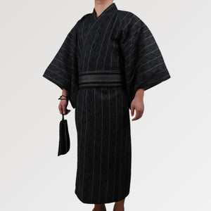 Yukata Homme Noir 'Murayama'