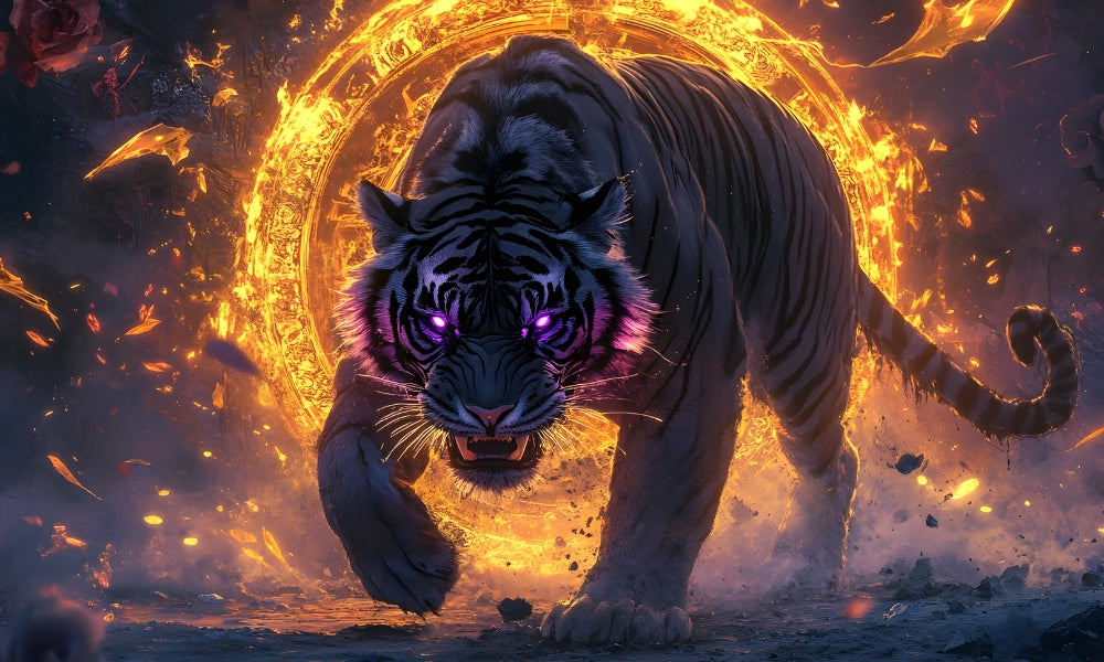 Le tigre japonais : force et protection dans la culture nippone