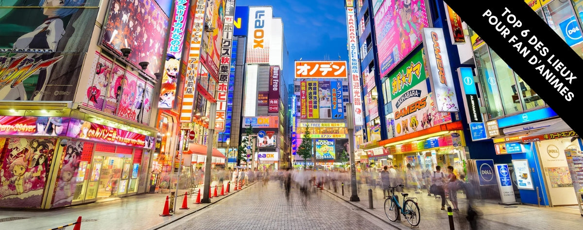 Top 6 des Meilleurs Endroits au Japon pour les Fans d'Anime