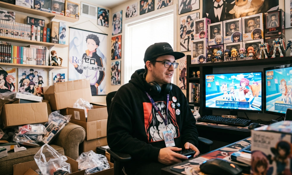 Une foule de fans lors d'une convention d'anime, illustrant la culture weeaboo et la passion mondiale pour l'anime et la culture japonaise