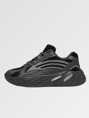 Sneakers Dad Shoe 'Aomori'— basket japonaise plateforme gris beige dad shoe vue détail