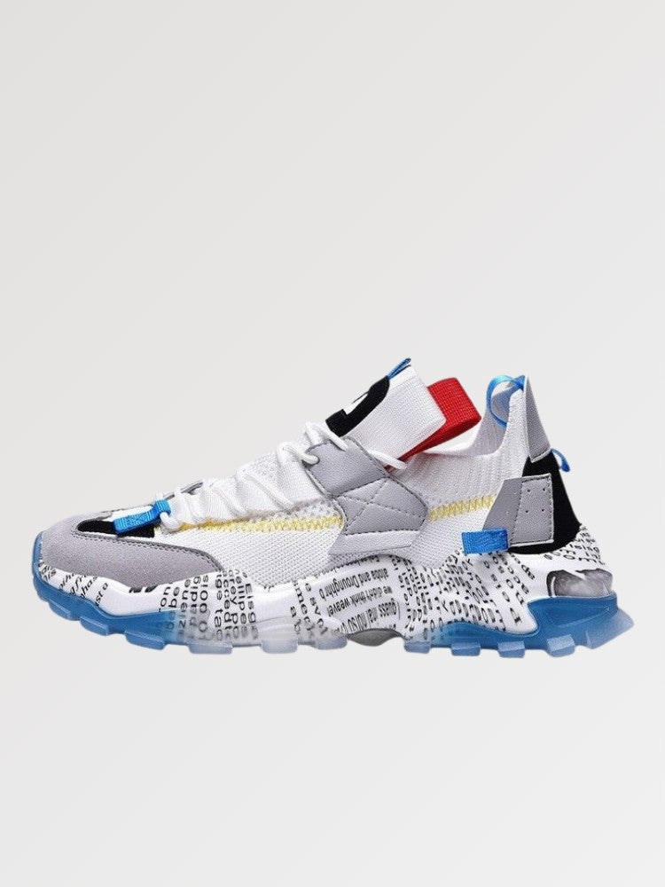 Baskets Imprimées 'Iwakura'— baskets japonaises tendance blanc texte imprimé streetwear 2025