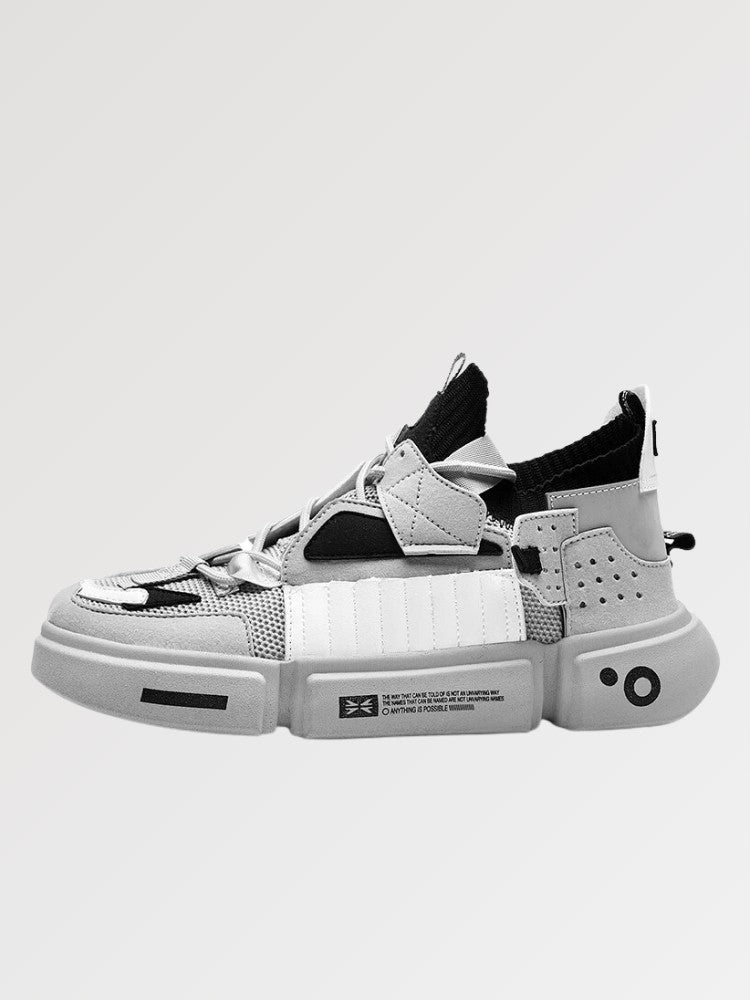 Baskets Sock 'Kazuno'— baskets japonaises chunky noir blanc sock dad shoe Tokyo