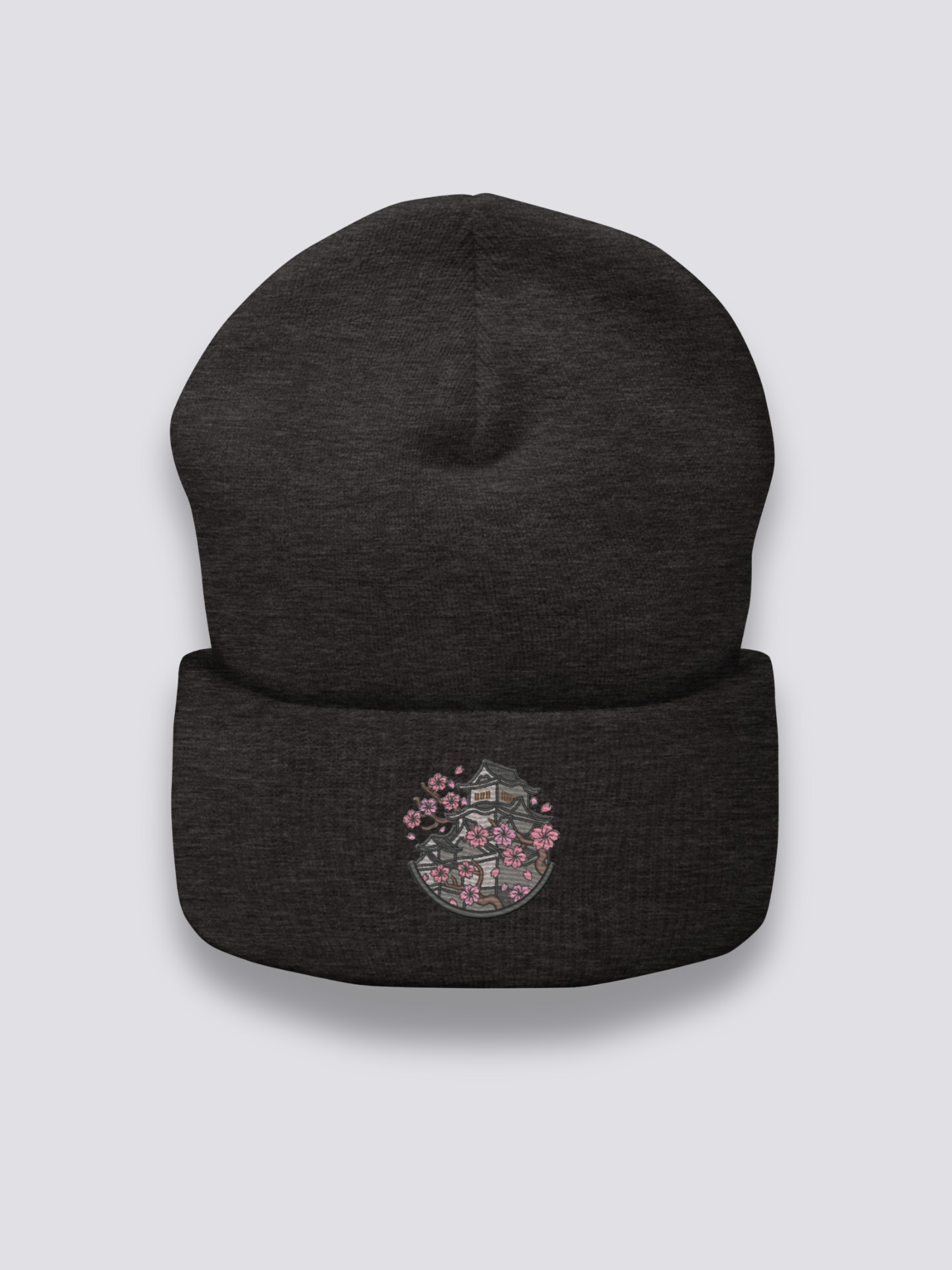 Bonnet japonais à le château de Himeji brodé, vue 3 - Japanstreet