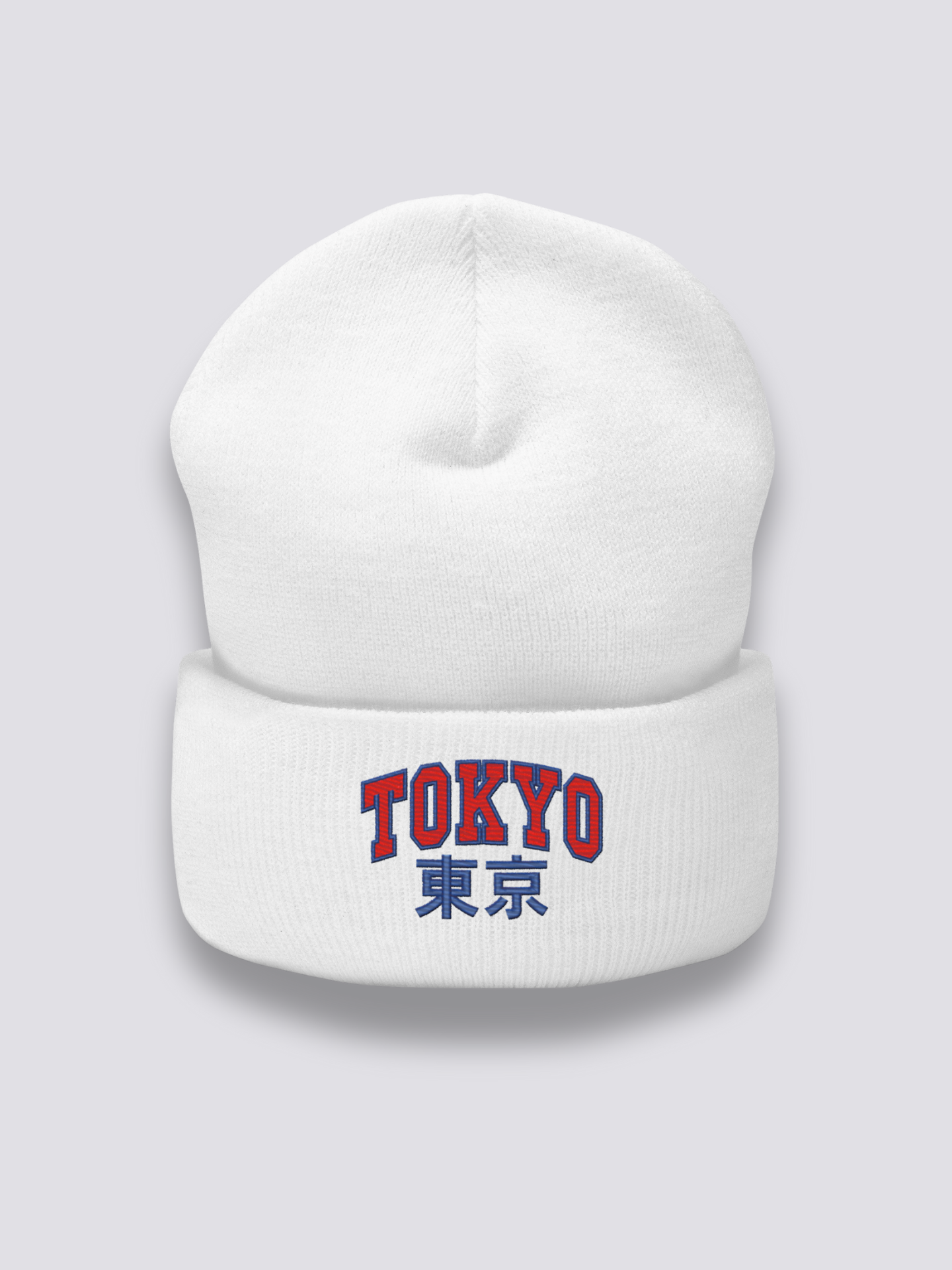 Bonnet japonais à le lettrage Tokyo brodé, porté - Japanstreet