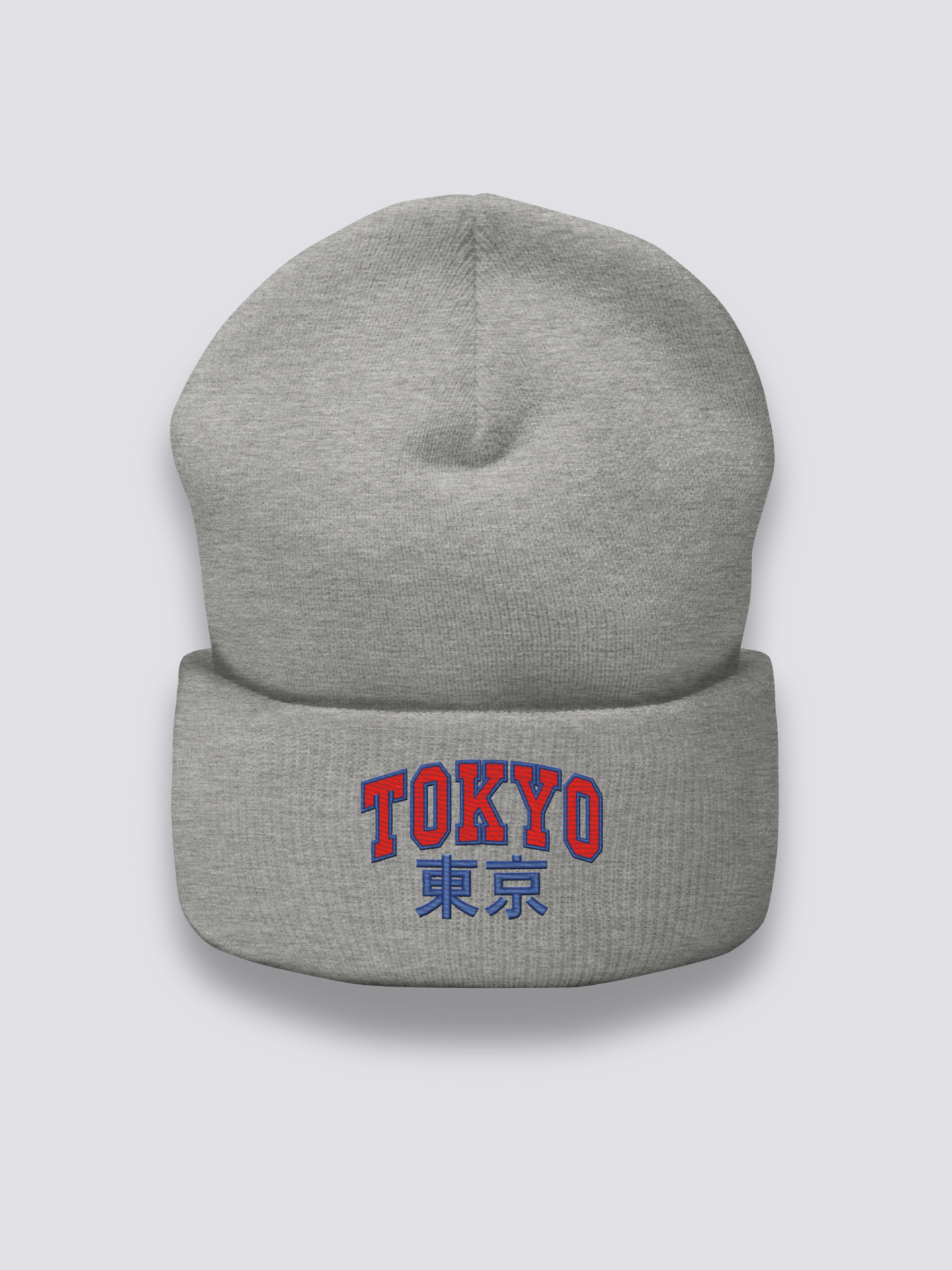 Bonnet japonais à le lettrage Tokyo brodé, coloris gris foncé - Japanstreet