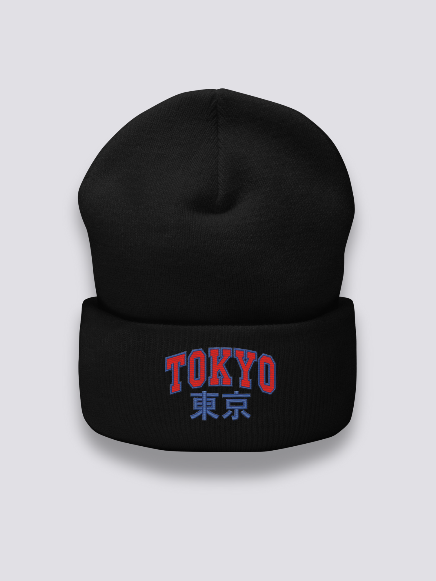 Bonnet japonais à le lettrage Tokyo brodé, coloris noir - Japanstreet