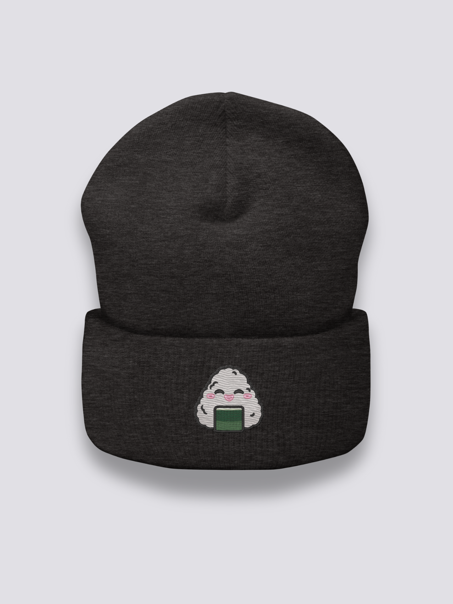 Bonnet japonais à un onigiri brodé, vue 2 - Japanstreet