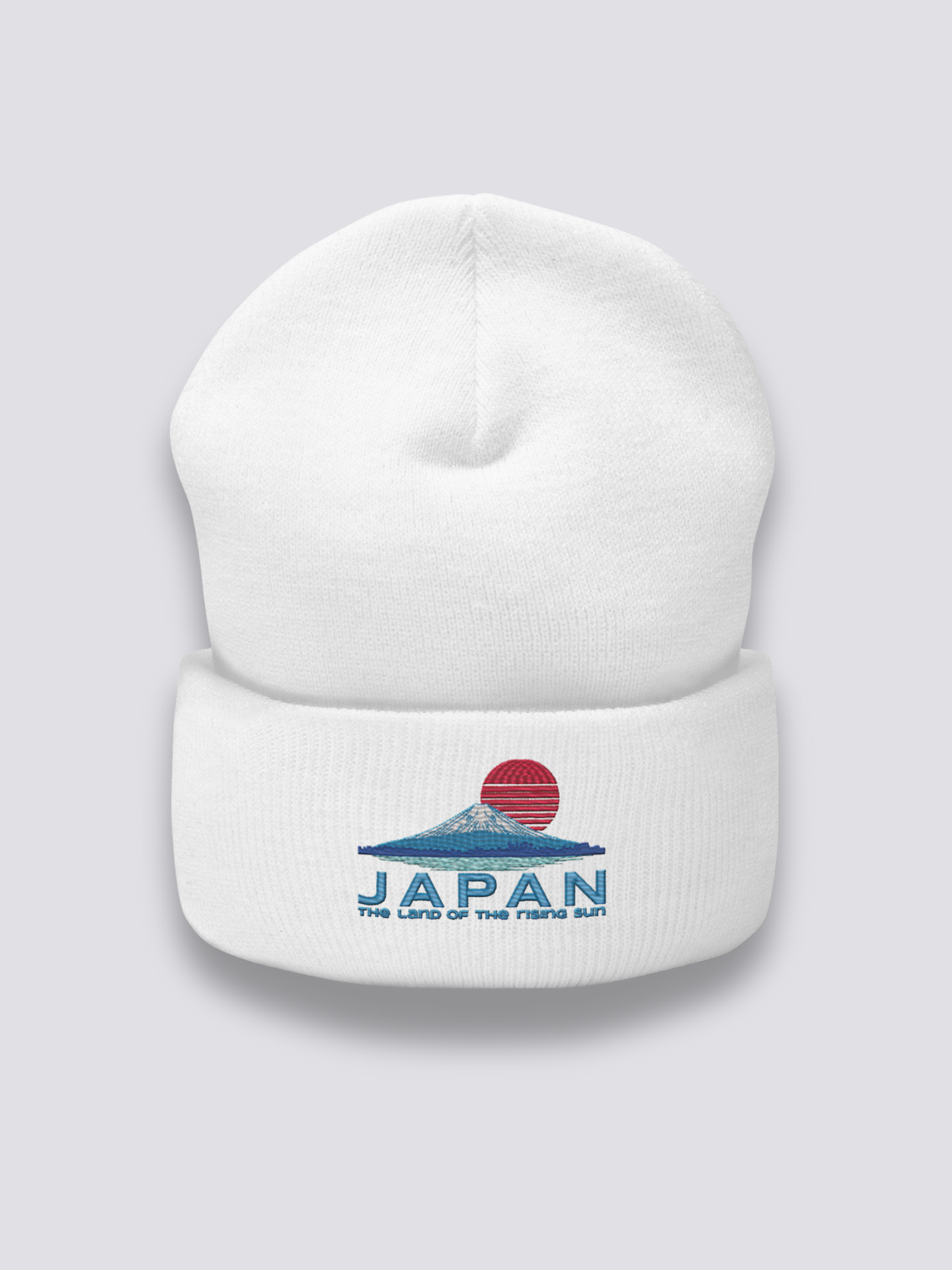 Bonnet japonais à un soleil levant brodé, porté - Japanstreet