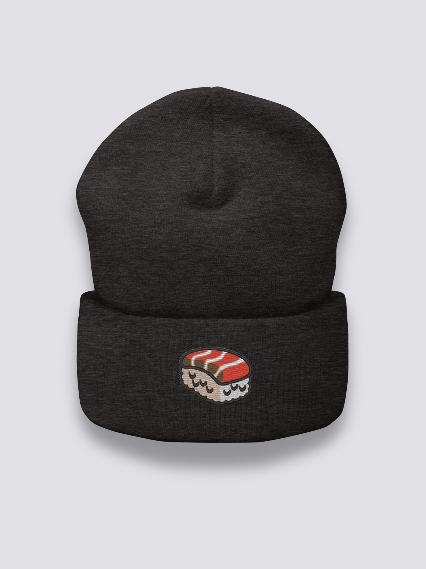 Bonnet japonais à un nigiri au saumon brodé, vue 4 - Japanstreet