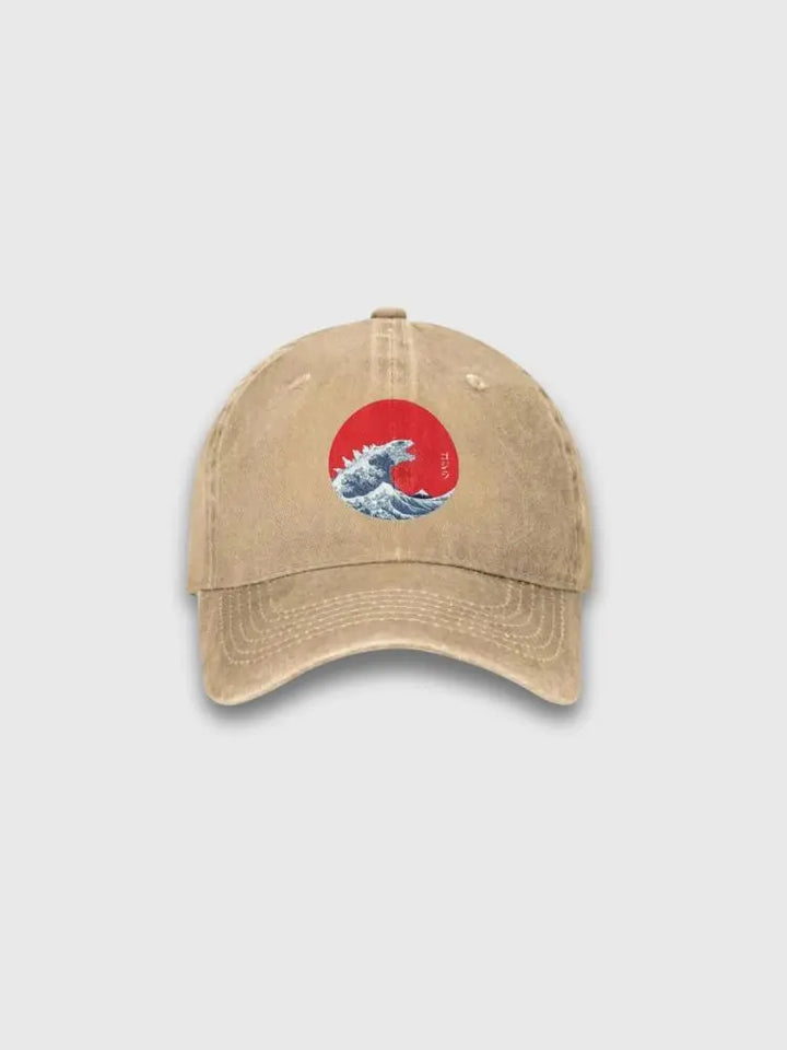 Casquette de la Vague Japonaise d'Hokusai