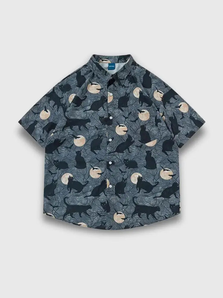 Chemise Chat Noir Japanstreet