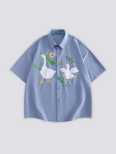 Chemise Canard Brodée - ダック