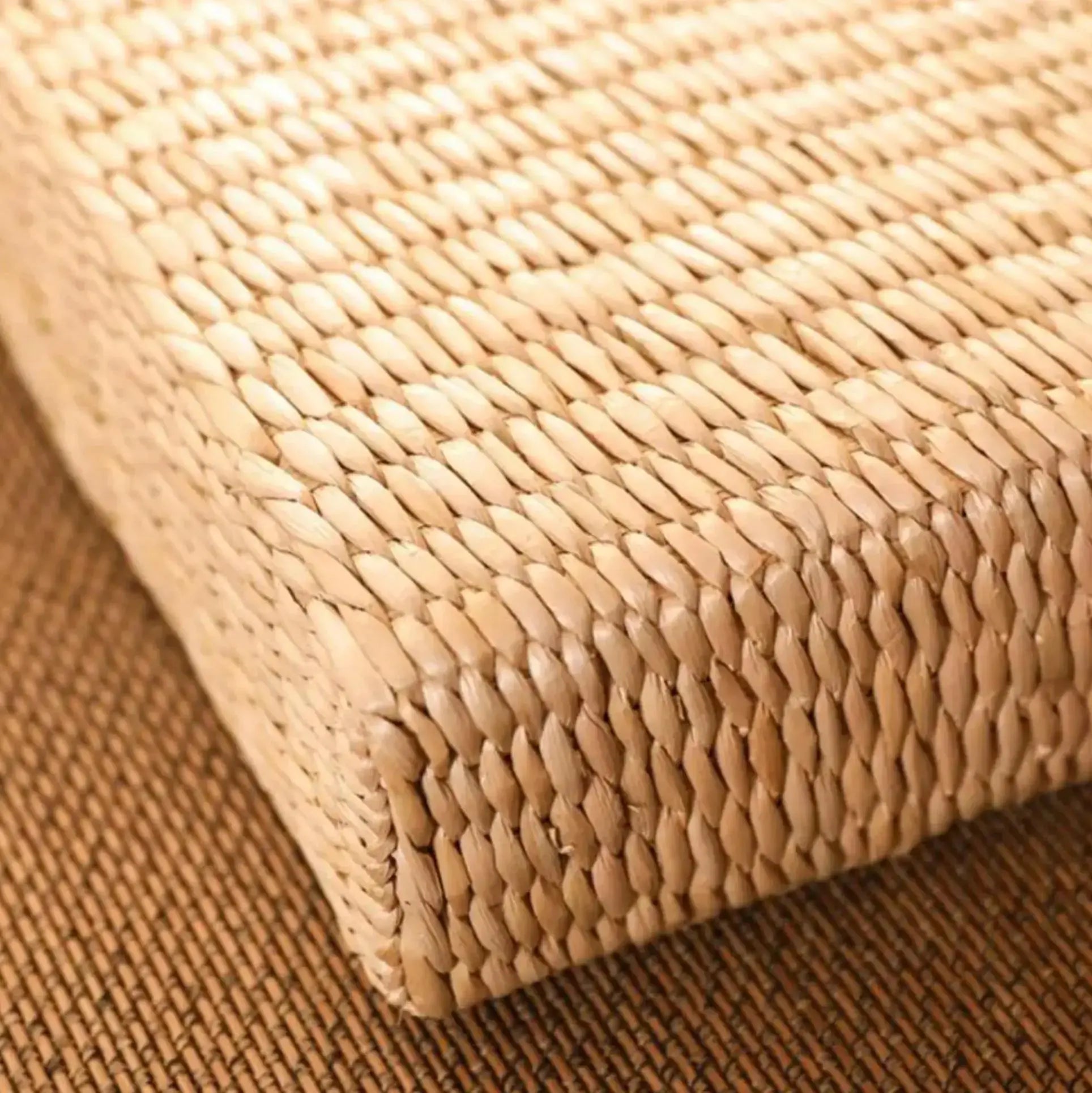 Coussin japonais carré en tatami 'Mokiro' Japanstreet