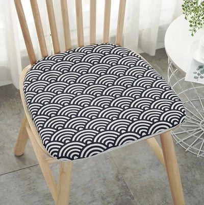 Coussin japonais plat pour chaise 'Kasuga'