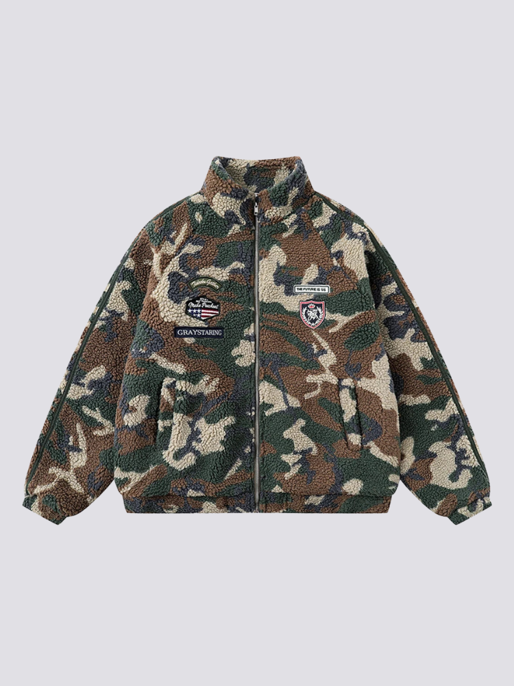 Veste Polaire Camouflage - カモフラージュ