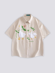 Chemise Canard Brodée - ダック