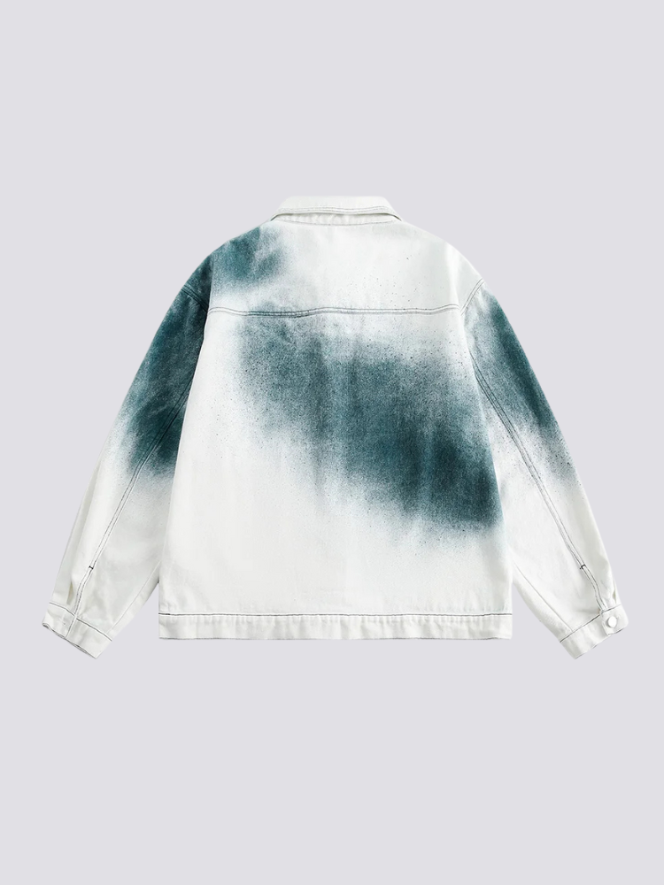 Veste en Jean Tie & Dye - ツートーン