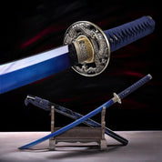 Katana Dragon Bleu