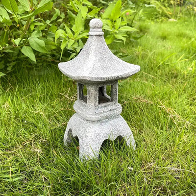 Lanterne japonaise de jardin zen 'Kuroishi'