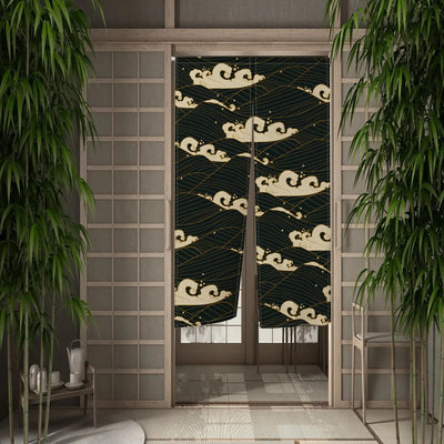 Rideau japonais vintage et traditionnel