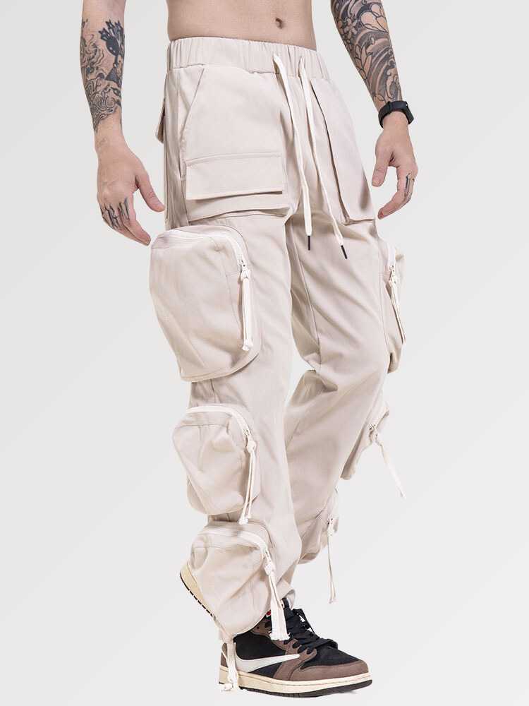 Pantalon Cargo Beige