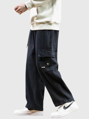 Pantalon Cargo Bleu Marine 'Tokoname' Japanstreet