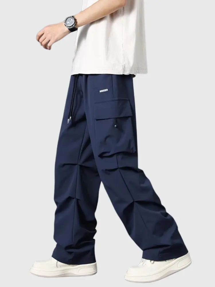 Pantalon Cargo Bleu 'Tsushima' Japanstreet