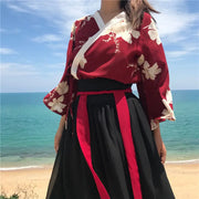 Une élégance et une féminité hors du commun vous attend en portant notre Robe Japonaise Femme
