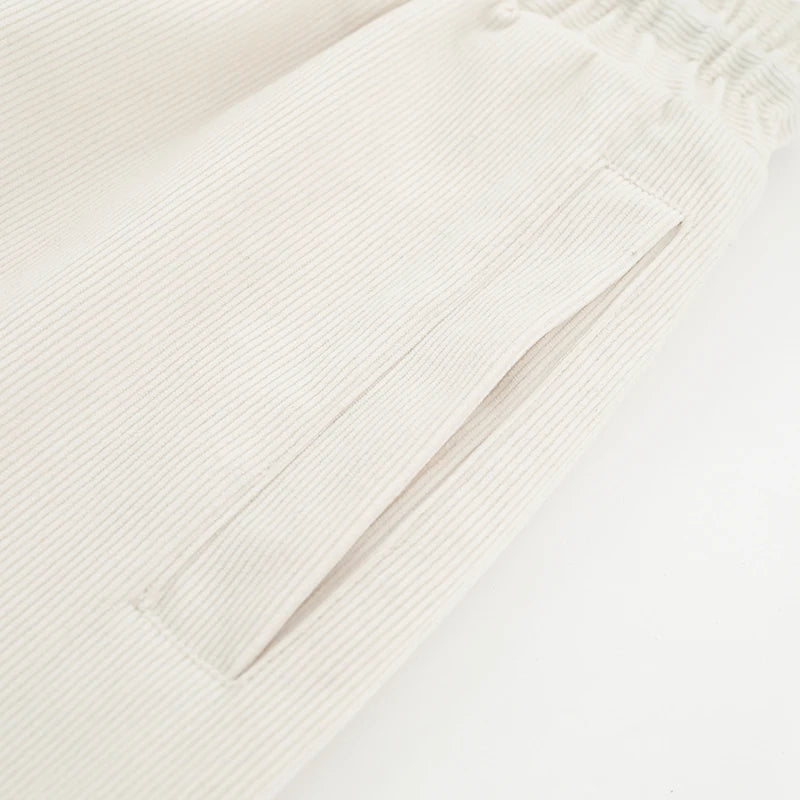Short Blanc en Coton - コットン