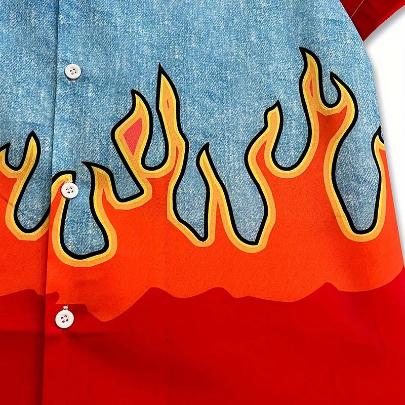 Chemise Flamme - 火災