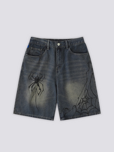 Short en Jean Spider - スパイダ