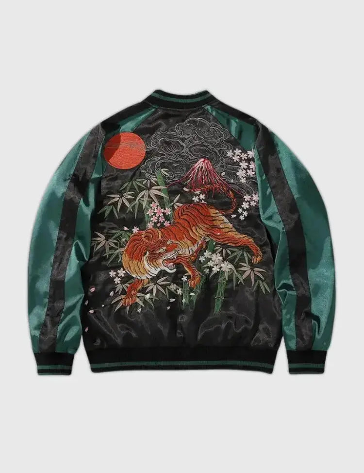 Sukajan Jacket Tiger 'Seishin' Japanstreet